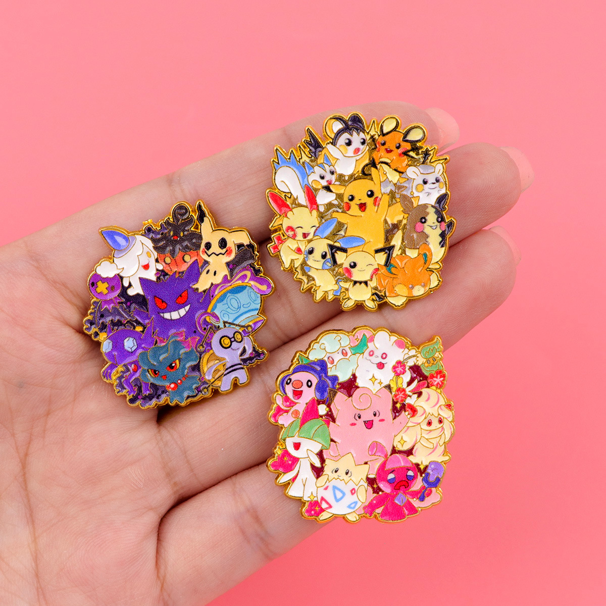 Cartoon brooch