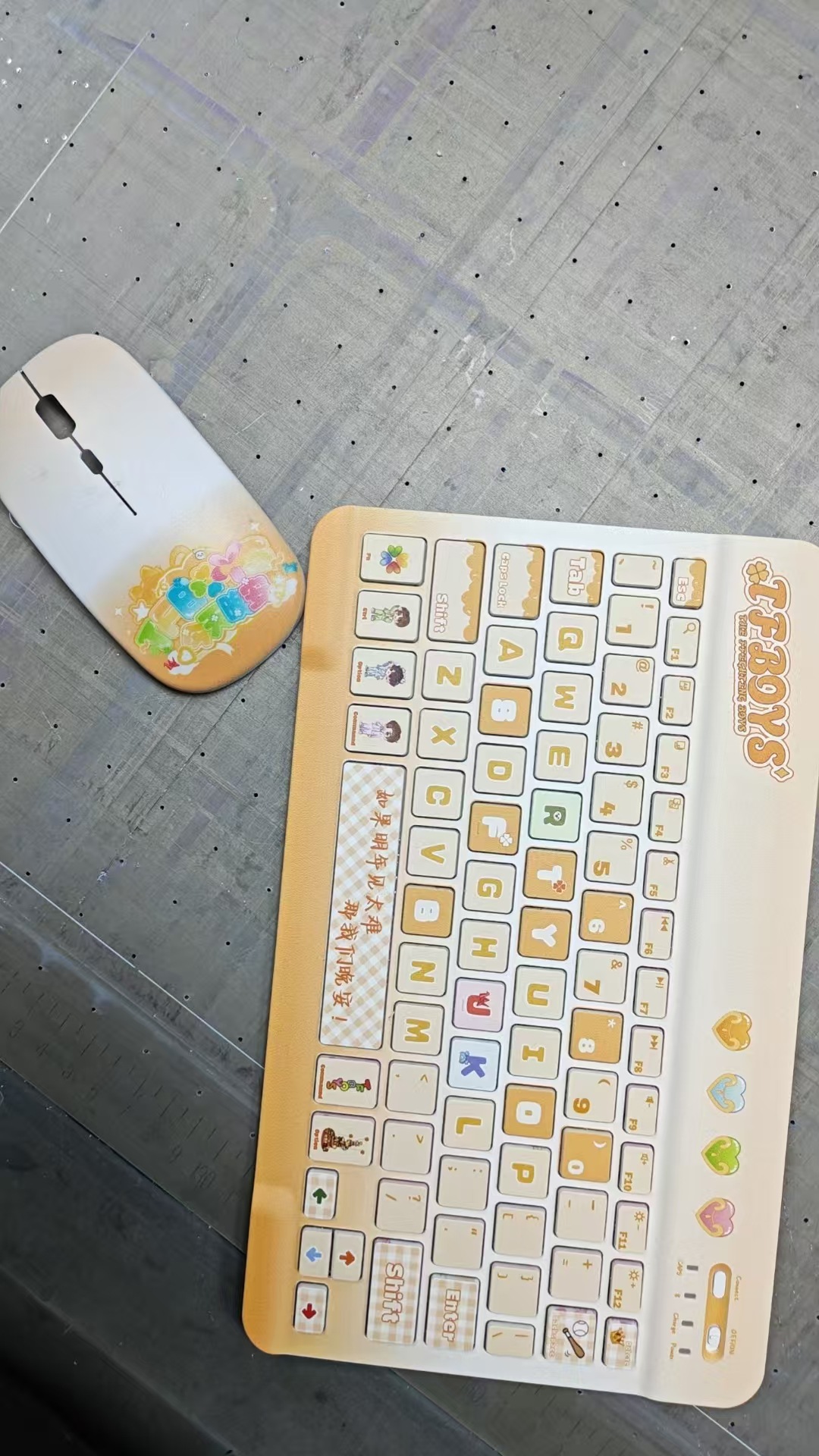 适用ipad华为三星小米学而思平板学习机蓝牙键盘鼠标套装