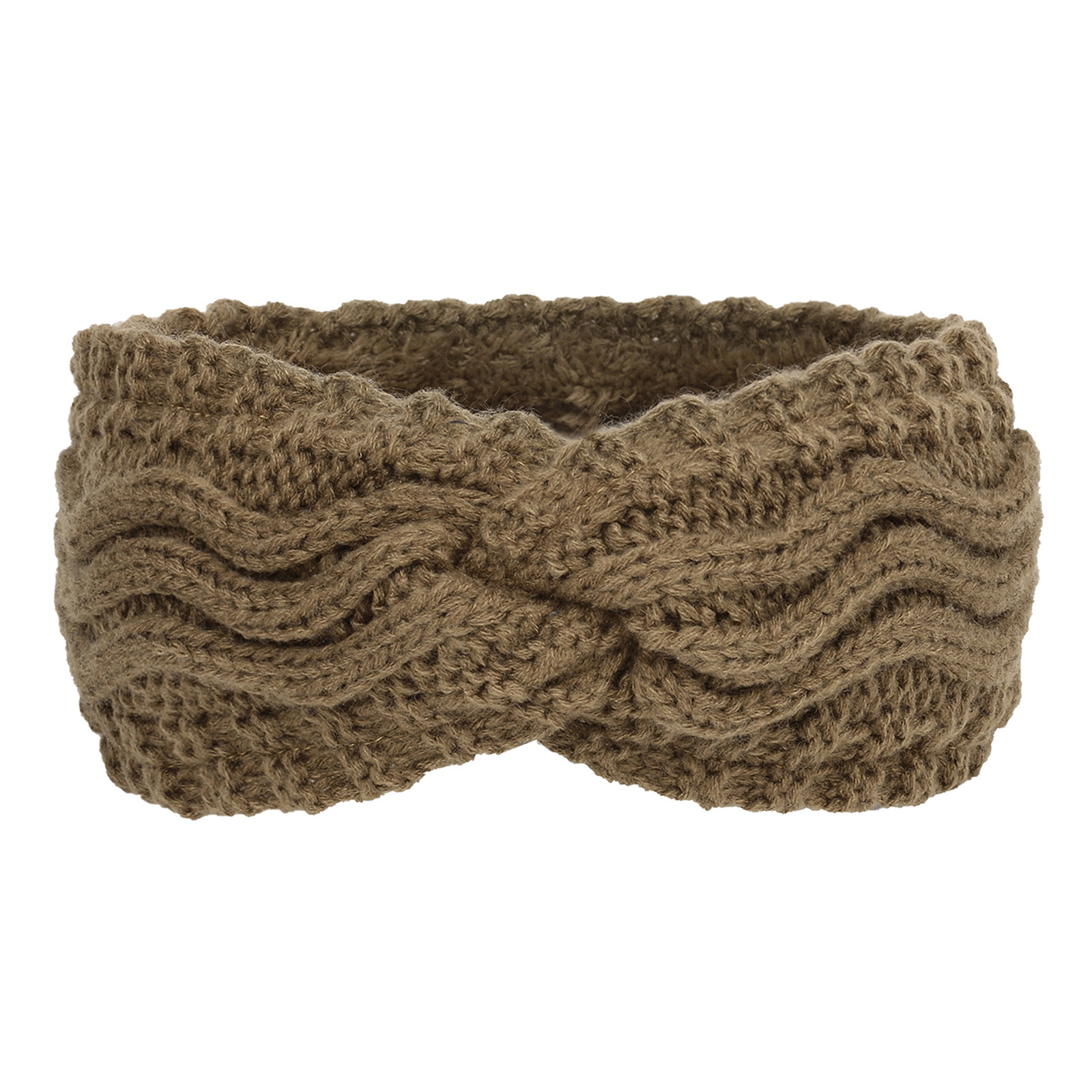 Bandeau en velours à larges bords en laine pour automne et hiver, accessoires pour cheveux chauds, bandeau tricoté, protège-oreilles de sport de couleur unie, bandeau de yoga_voghion.com