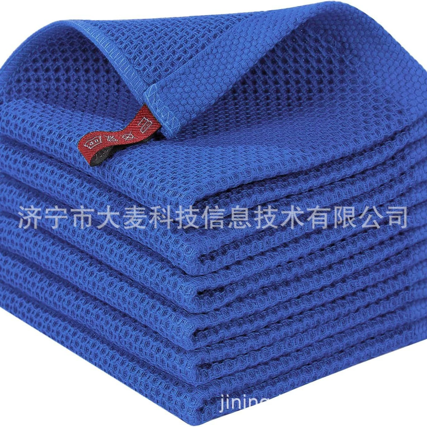 Cotton honeycomb water absorption and thickened rags, kitchen cleaning dishes, towels Baishi cloth square towel, pineapple grid