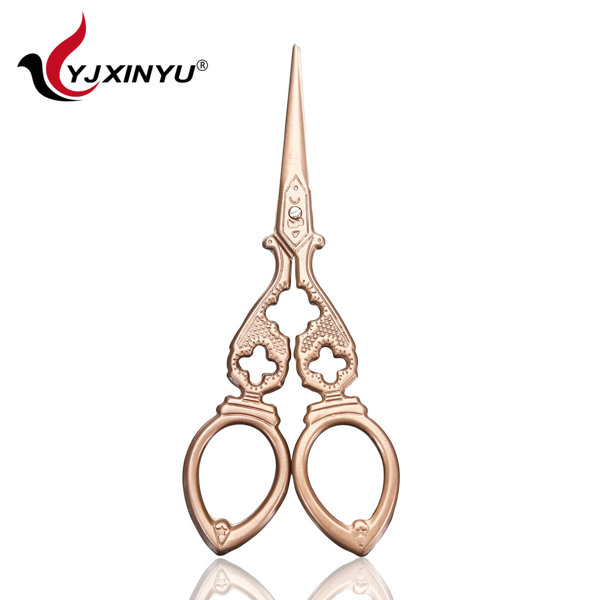 不锈钢铁塔形复古小剪十字绣刺剪葫芦剪4.5寸服装剪不锈钢剪