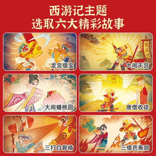 Children's Performance Set Shadow Puppet Props Kindergarten DIY Material Pack Journey to the West Character Educational Gift
