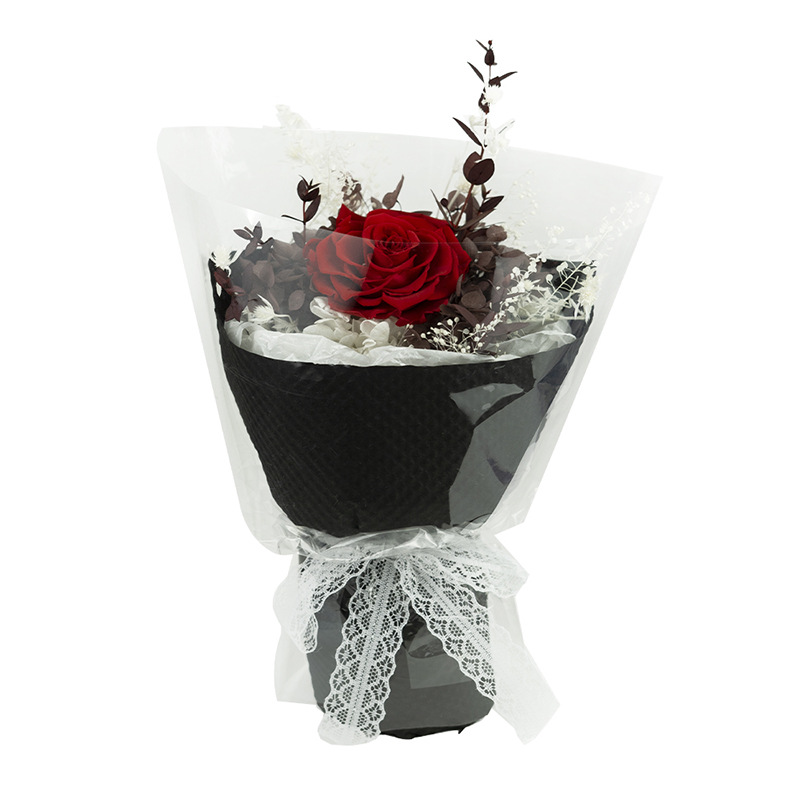 Ramo de rosas eternas de Yunnan, producto terminado, decoración, regalo de San Valentín para novia, regalo de flores reales, ramo eterno creativo