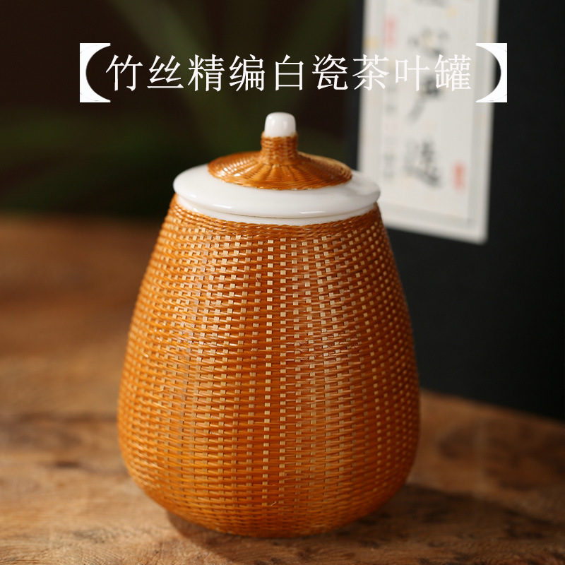 Ceramic Portable Tea Caddy
