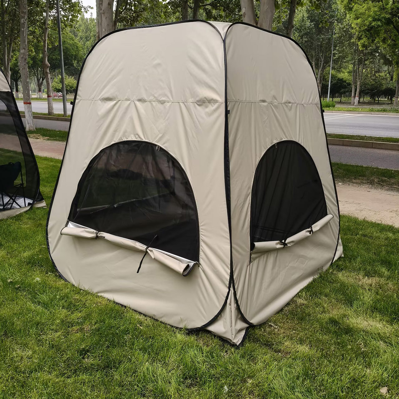 Outdoor Mosquito-Proof Canopy, a Great Helper for Camping, Quick-Open Tent, Sunshade, Outdoor Beach Tent, Travel Automatic Mosquito Net