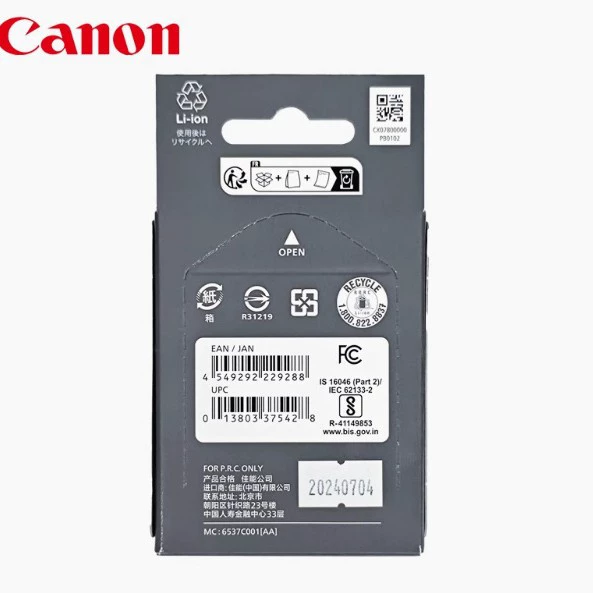 Canon, совместимый оригиналу аккумулятор для камеры, E6, D4, D2