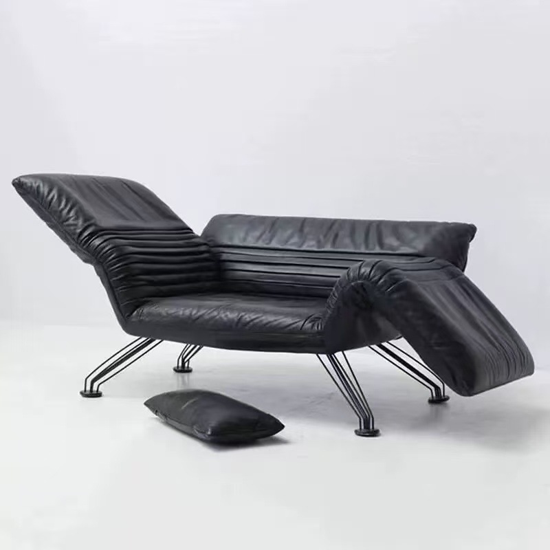 DeSede diseñador sala de estar de alta gama multifuncional plegable relajación silla italiana sofá minimalista