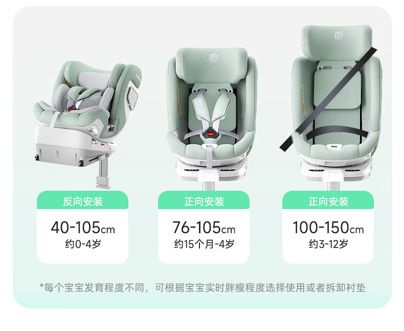 Leti Baby Smart Child Safety Seat Car Infant Car Seat 0-12 Years Old Space Capsule 2Pro