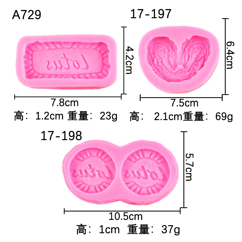 Simulación galleta mariposa pastel de silicona molde creativo arcilla epoxi cerámica suave epoxi molde hornear pastel decoración de chocolate