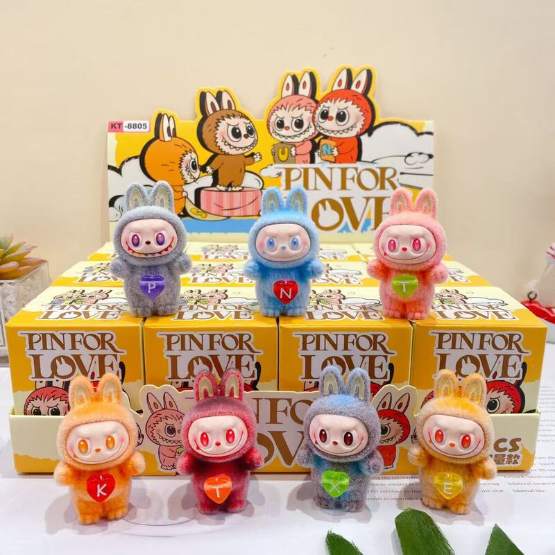 Labubu 漫画植毛フィギュアブラインドボックス高価値かわいいミニ人形デスクトップ装飾モデルギフト|undefined