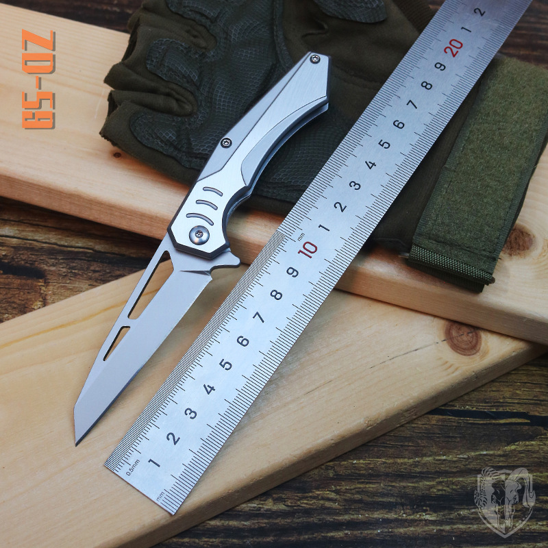 户外折叠刀高硬度小刀滚珠轴承折刀露营口袋刀水果刀EDC工具批发