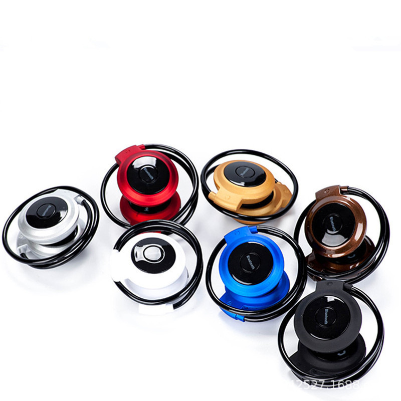 Cross-border mini mini503 wireless Bluetooth headset can TF card FM radio head-mounted sports stereo