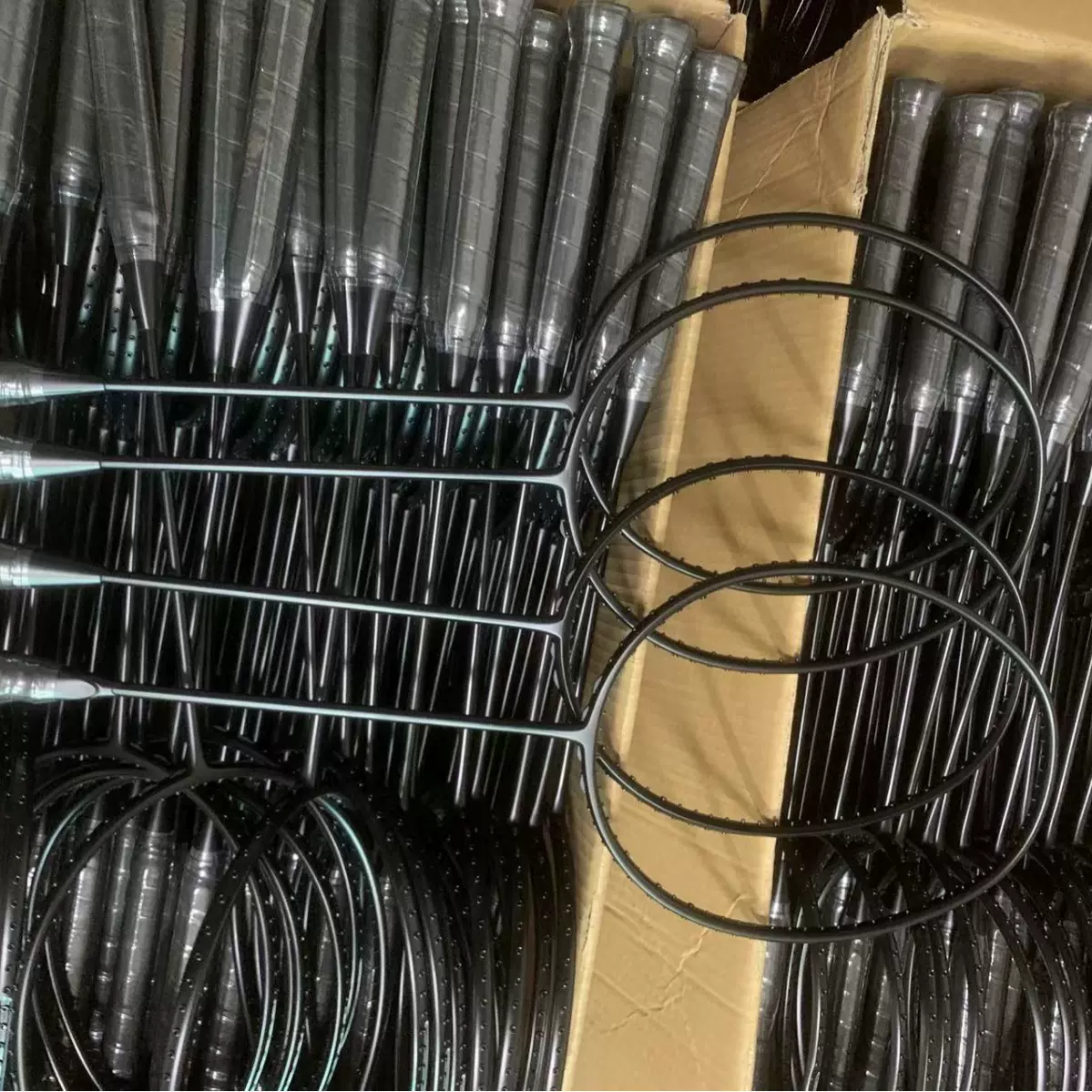 羽毛球拍超轻单拍全碳素双发泡小黑拍耐打纯黑简约工厂直销