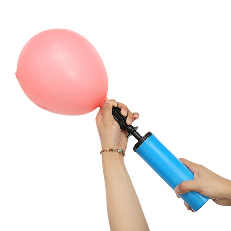 Comercio exterior globos de mano infladores de mano infladores de plástico portátiles bombas de aire infladores de globos al por mayor