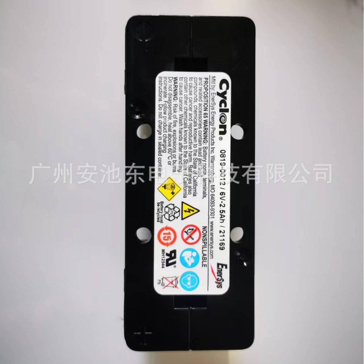 西科龙 cyclon 蓄电池0819-0012 6V2.5AH