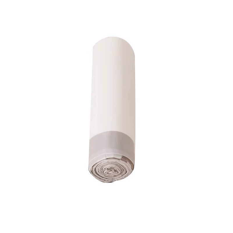 Handheld big hygienic plastic garbage bag, increased thickness, drawstring