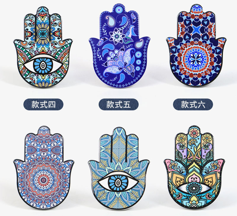 欧美创意陶瓷摆件法蒂玛之手 家用玄关装饰品 陶瓷杯垫个性工艺品-阿里巴巴