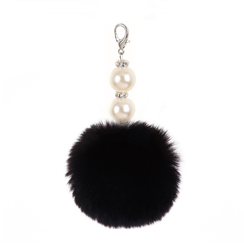 Colgante de Mochila con Pompones y Perlas Poliéster para Mochila image 18