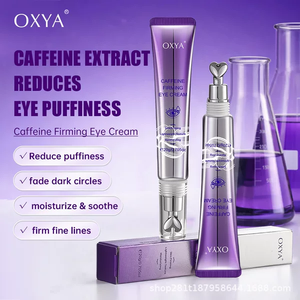 Cross-border foreign trade bestseller: Anti-wrinkle massage eye hydrating essence cream OXYA rollerball anti-wrinkle smooth eye cream