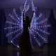 New belly stage props led luminous butterfly wings performance fluorescent dance multicolor optional manufacturers supply