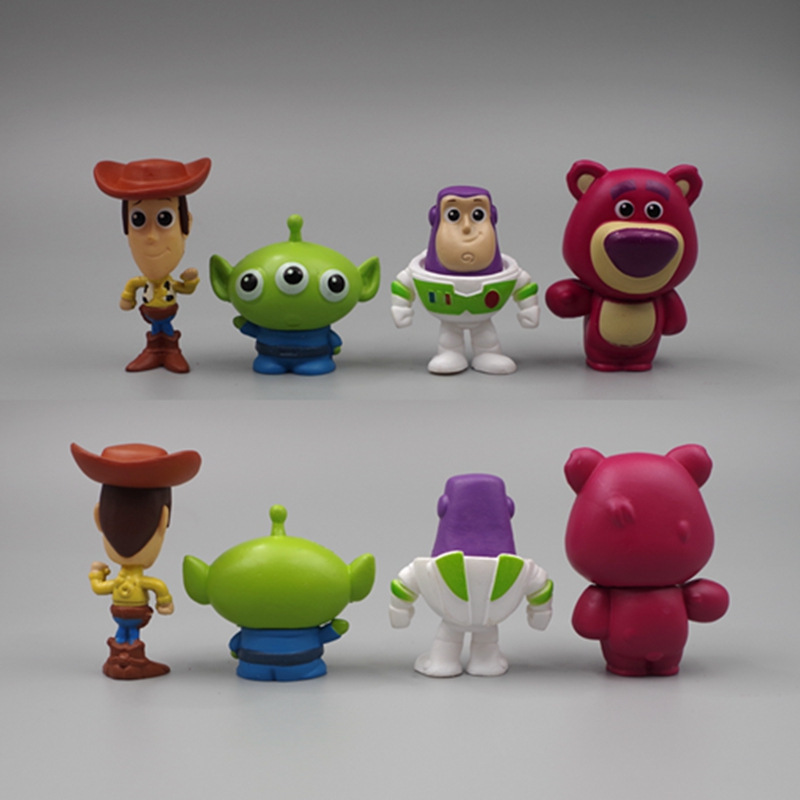 A set of four nail-free story bear spaceman doll DIY hole shoes patch material