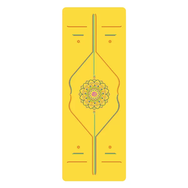 In-Stock Rainbow Yoga Mat, Pu Natural Rubber, Professional Non-Slip Sports Fitness Mat with Alignment Lines, Thickened, Wholesale and Custom-Made
