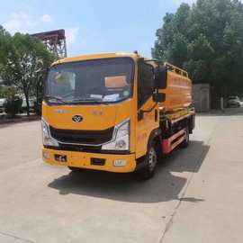 重汽160马力蓝牌4+2清洗吸污车改装厂高压清洗车什么价格图片配置