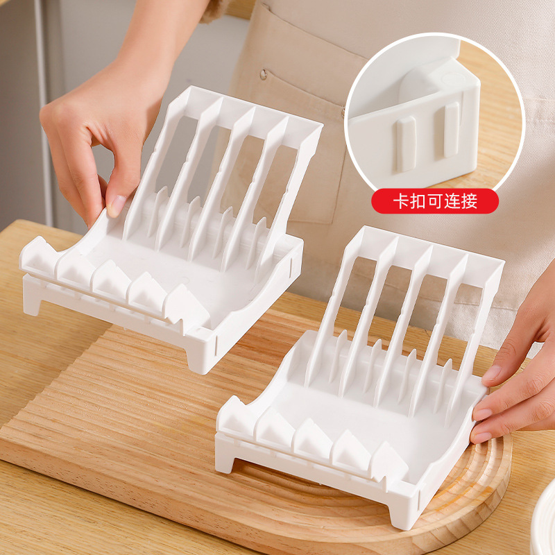 Estante de almacenamiento de platos de cocina Estante de almacenamiento de platos de comedor Estante de almacenamiento de platos de drenaje Estante de platos de cajón vertical Estante de almacenamiento de platos de comedor