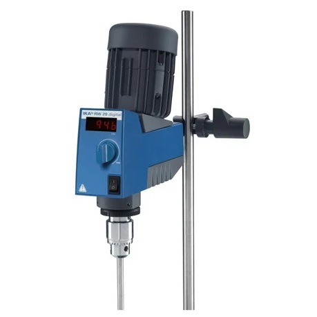 【德国IKA-活动销】RW20数显型悬臂式搅拌器/20L/60-2000rpm