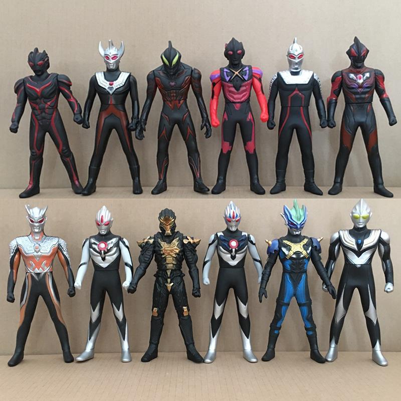 Large Ultraman Soft Plastic Figure Children's Toy: Belial, Dark Orb Killer, Zero, Gagura