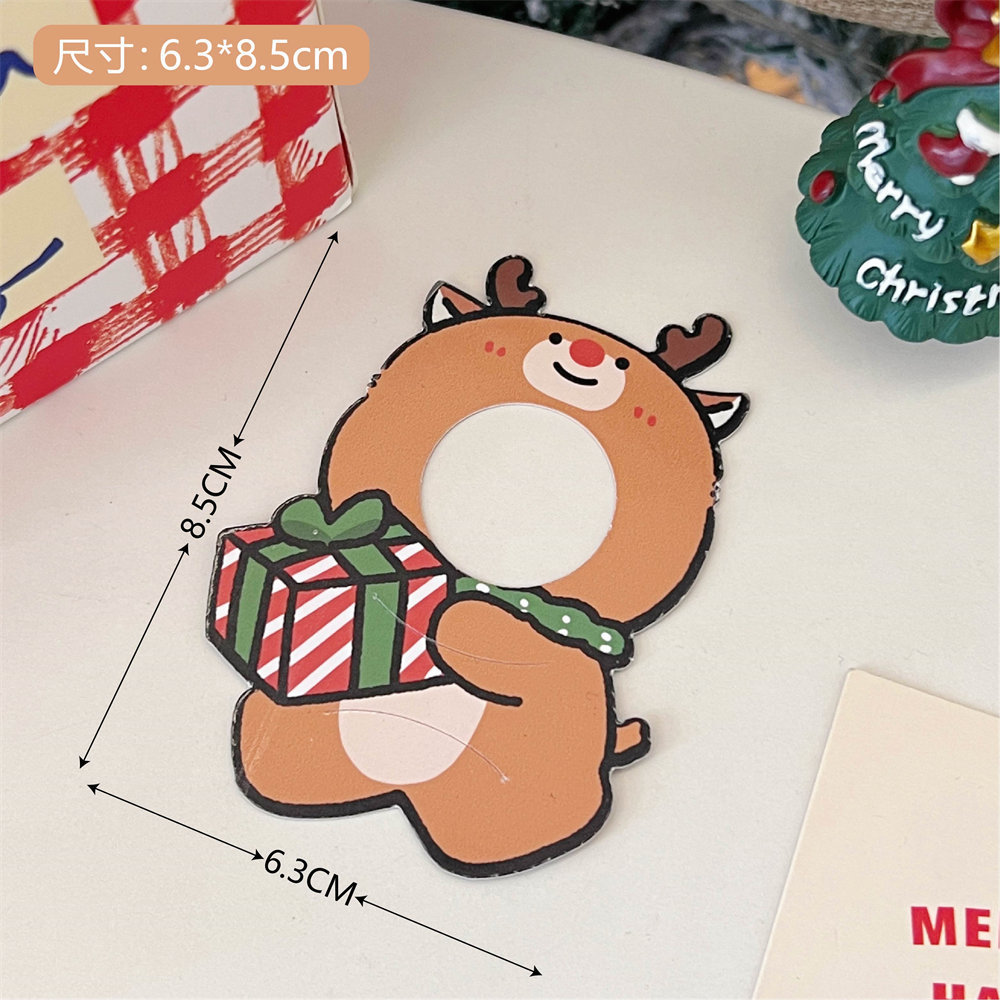 Tengyi original tarjeta de papel de piruleta de Navidad tarjeta de bendición tarjeta de regalo de regalo de caramelo para niños tarjeta de decoración de embalaje