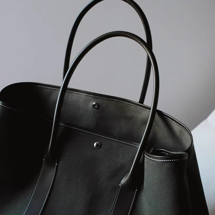 2026 New High-End Commuter PU Canvas Large Capacity Tote Garden Bag for Women Handbag Shoulder Crossbody Bag - Thumbnail 2