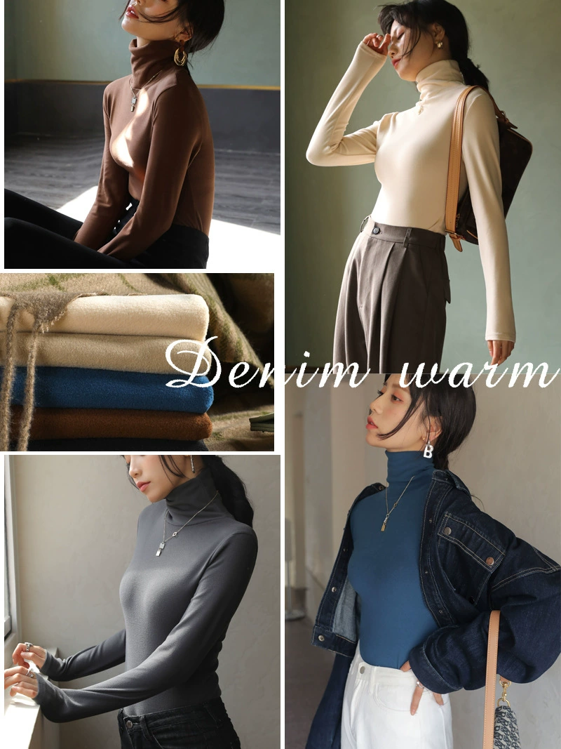Осенняя и зимняя базовая модель с высоким воротом и slim-основание?