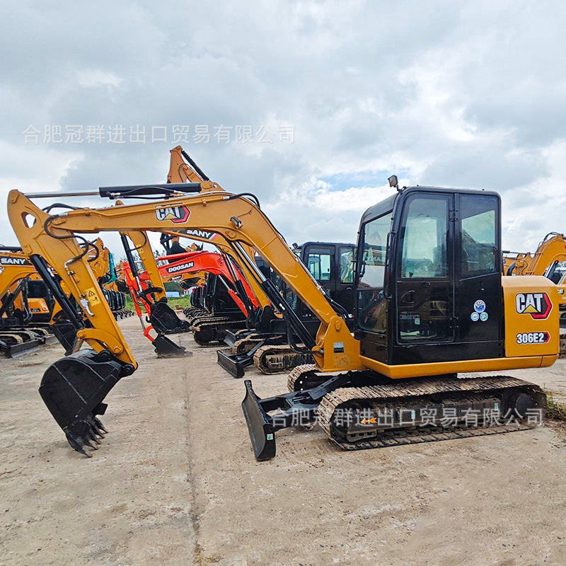 CAT 306 307 usado 6 toneladas pequeña excavadora hidráulica de orugas precio image 3
