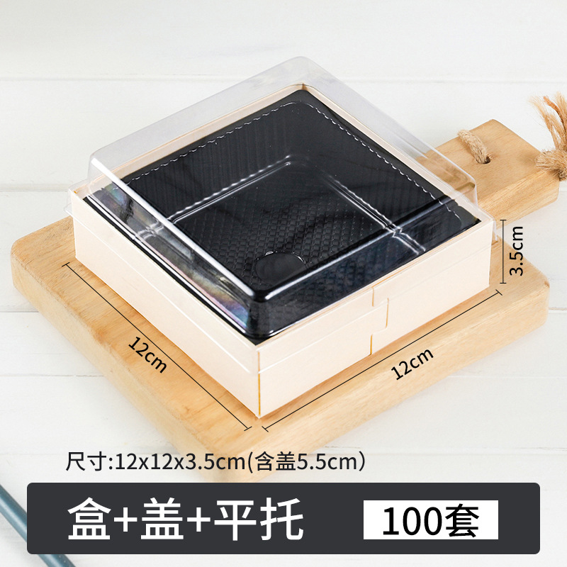 작은 접시 나무 상자 100 세트