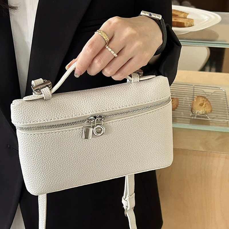 Bolsos exquisitos transfronterizos, bolsos de nicho coreanos, bolsos de lujo, bolsos de mano de un hombro, bolsos de viento, bolsos de mujer pu