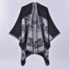 Demi-season universal scarf, cloak for traveling, ethnic cashmere, trench coat, European style, ethnic style, increased thickness