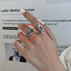 Tide, summer trend adjustable retro ring hip-hop style, Japanese and Korean