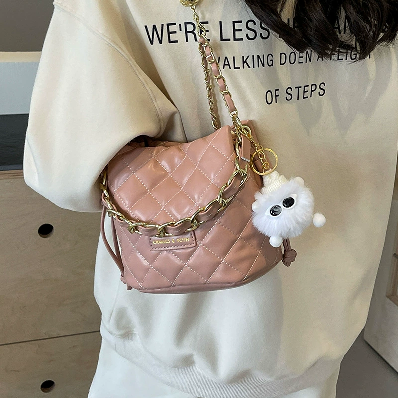 Летняя маленькая сумка через плечо, в стиле Chanel, корейский стиль