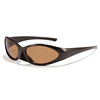 Sunglasses, glasses solar-powered, 2023 collection, 2 carat, European style, graduation party