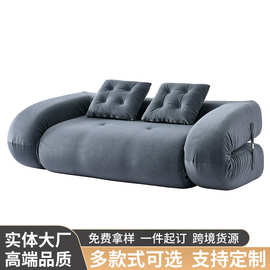 跨境多功能人类狗窝压缩沙发真空卷包沙发床休闲Compression sofa