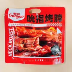 敢耀吮指烤脖208克糖醋黑鴨香辣辦公室鹵烤熟肉小零食批發