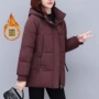 防寒中长款保暖冬季妈妈装