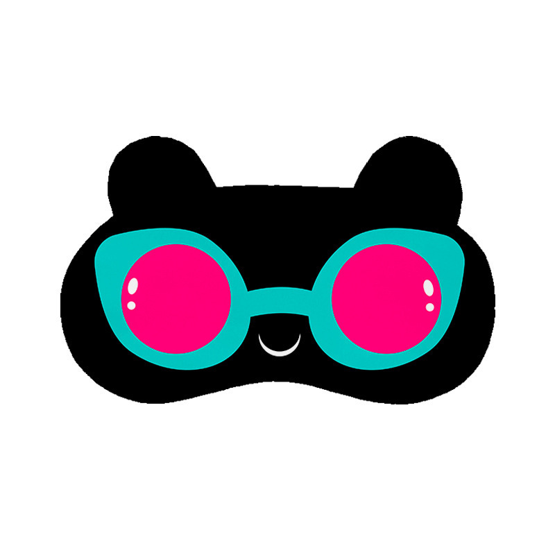 漫画風のかわいい子供用睡眠アイマスク、遮光、温冷湿布、アイスパック、卸売、ロゴ印刷可能、目元用|undefined
