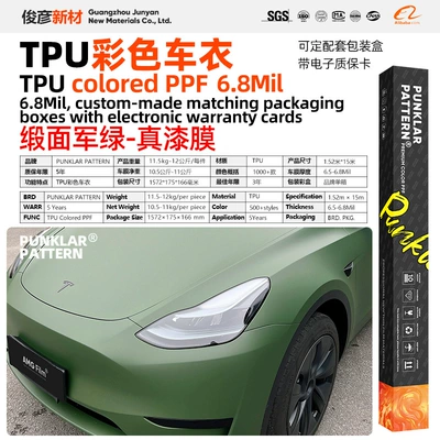 Repair | Car paint protective film - tpusatin-military-green-152m-15m-roll