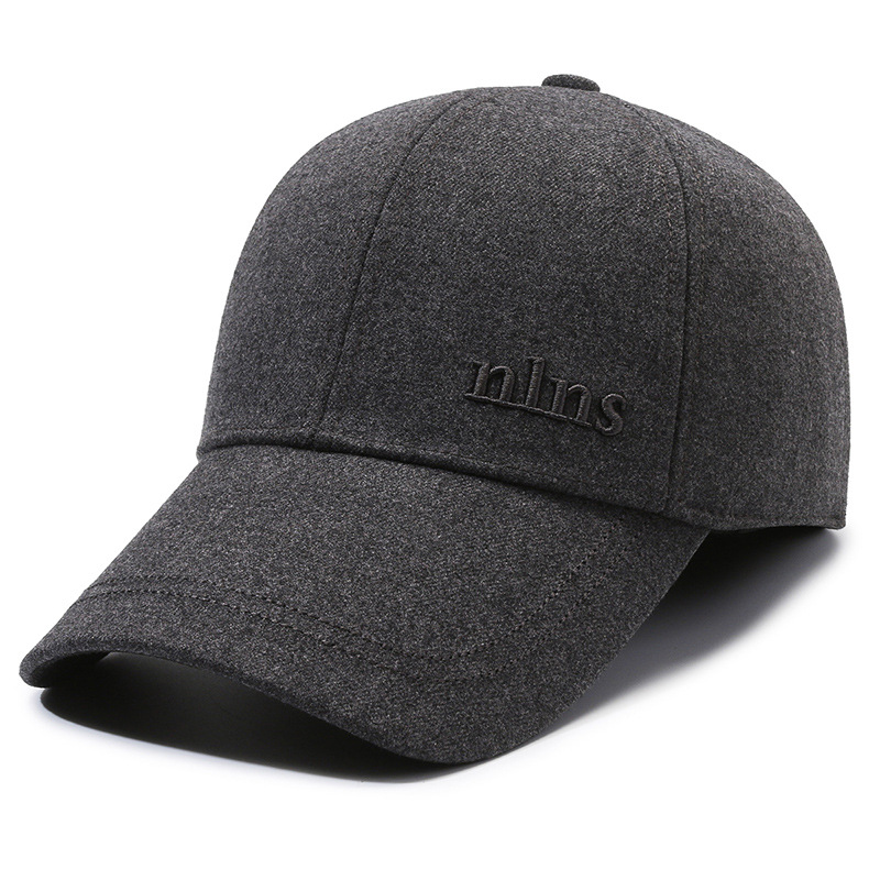 Warm Men's Baseball Cap For Autumn And Winter With Ear Protection_voghion.com