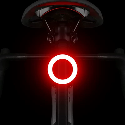 Electric vehicle fender: Style Mountain Bike Fender - no-specifications-round-smart-charging-tail-light