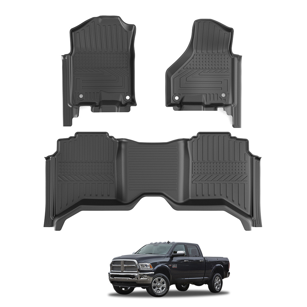 Adecuado para alfombrillas de coche Dodge especial impermeable Dodge RAM 1500 Floor mat todo incluido almohadilla de pie Tpe