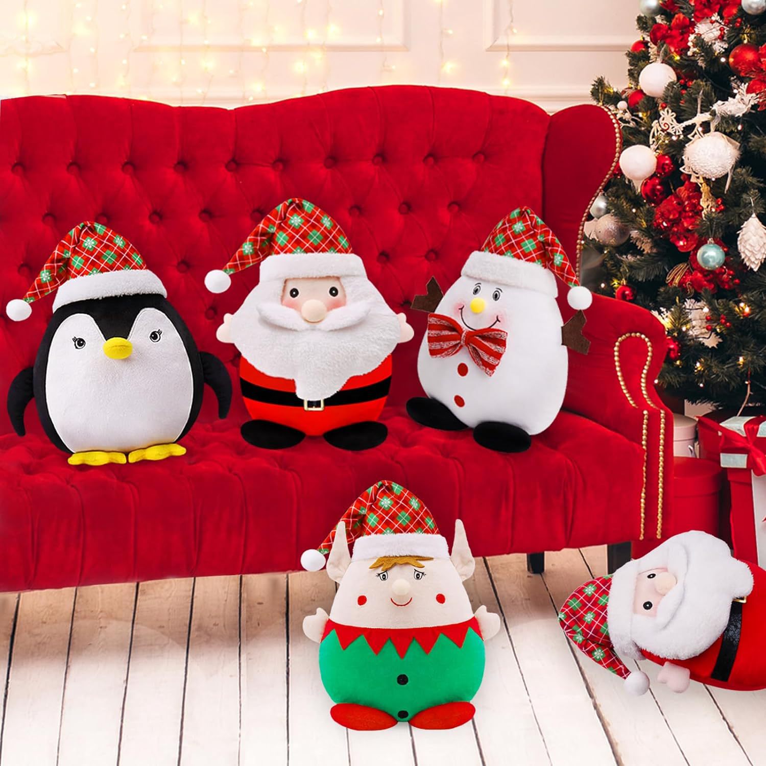 Navidad personalizada lindo muñeco de nieve almohada para el hogar decoraciones festivas sofá decoración de fiesta almohada
