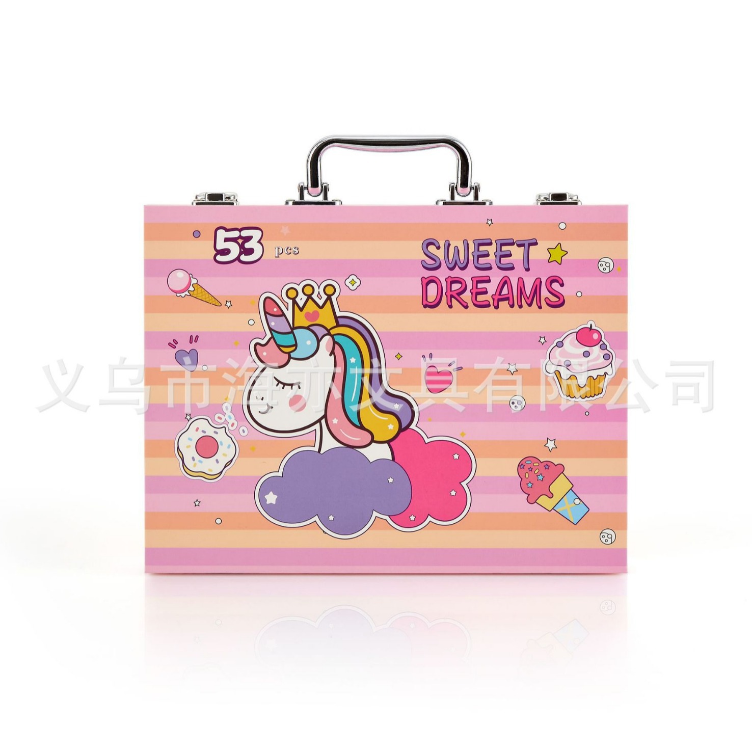 Set de Arte para Niños de 53 Piezas (Pinturas, Lápices, Crayones)